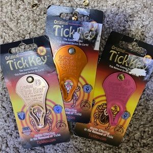 TickKey trio set for removal of feline/canine ticks